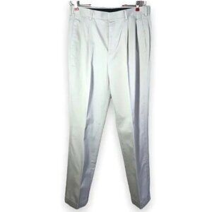 AXIST‎ MEN'S PLEATED FRONT STONE KHAKI COTTON ALGODEN PANTS 34X32